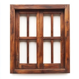 wooden window